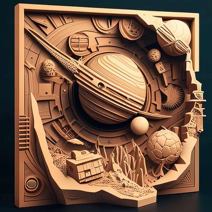 3D модель Игра космическая война (STL)